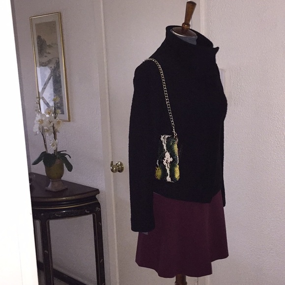 BLK ANNTAYLOR LOFT MOTO JACKET SZ12 - Picture 3 of 8